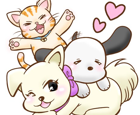 あなたのペットをゆるっとかわいいイラストにします ペットや動物のイラストが欲しい方に！アイコンやプレゼントにも イメージ1