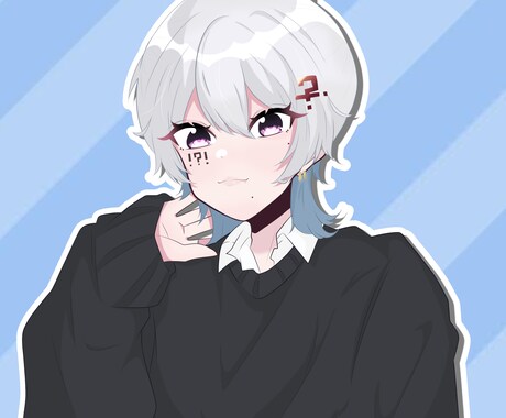 SNS用アイコンのイラスト依頼を受付ます 依頼者様がスムーズにイラストを受け取れる様心がけます！ イメージ1