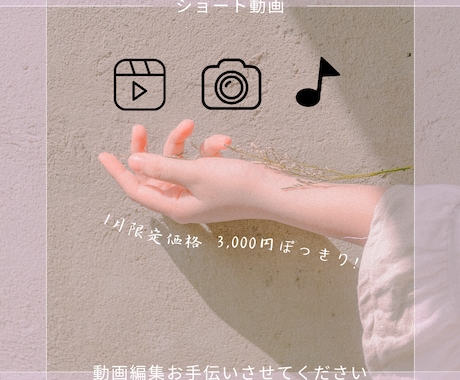 3月までの限定価格　ショート動画編集します 1本3,000円！！(3月末まで延長) イメージ1