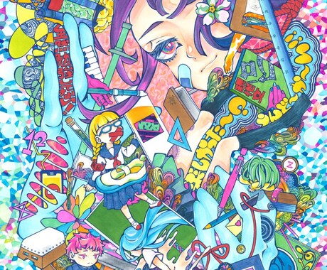 個性的なアナログイラストをお届けします あなたに唯一無二の作品をお届けします！ イメージ2