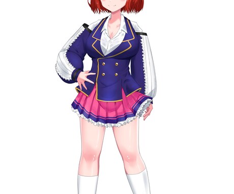 美少女キャラ（デザインある前提）で立ち絵制作します デザイン資料がある女の子キャラ限定で立ち絵にします！ イメージ2
