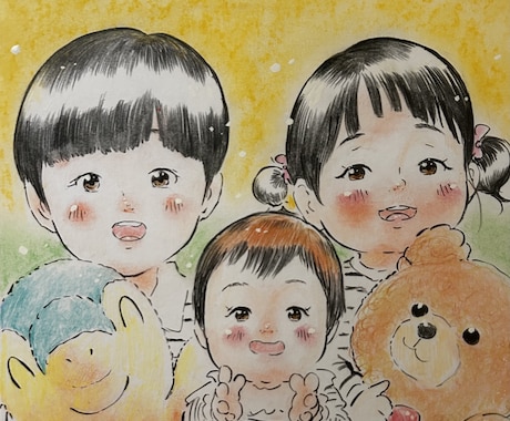 可愛く似顔絵お描きします お客様とご相談してお進めします。 イメージ2