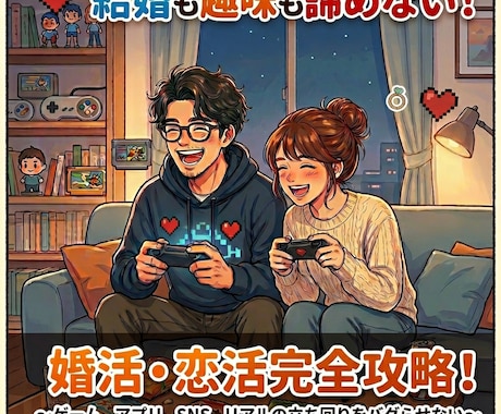 30代からのオタク婚活・恋活相談のります 恋愛も趣味も全てを諦めない！婚活・恋活完全攻略！ イメージ1