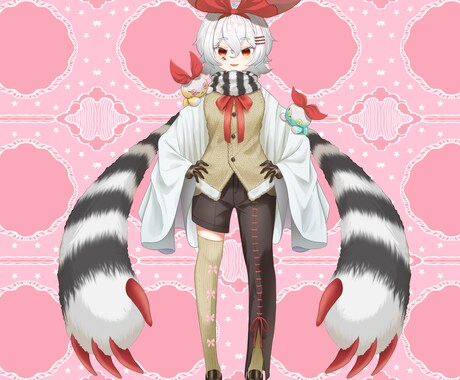 IRIAM用立ち絵承ります 誰よりも目立つ！可愛い立ち絵を描きます！ イメージ2