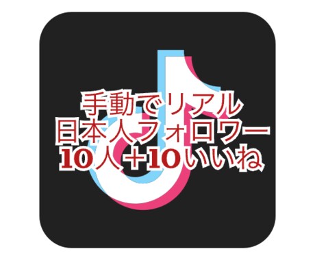 TikTokリアル日本人フォロワー増やします 安心安全手動でリアル日本人フォロワー＋いいね増やします イメージ1