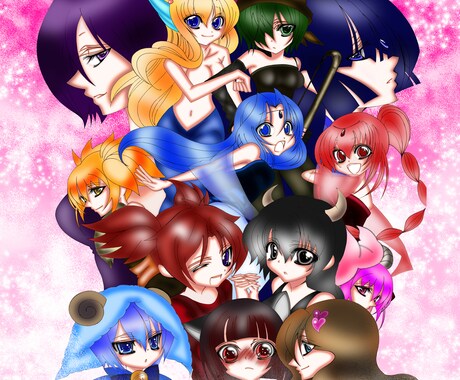 イラスト・女性キャラクターを中心に描いています イメージ1