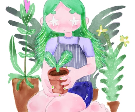 シュールな世界観のイラストを制作します 1枚絵、アイコン、MVイラスト等 イメージ2