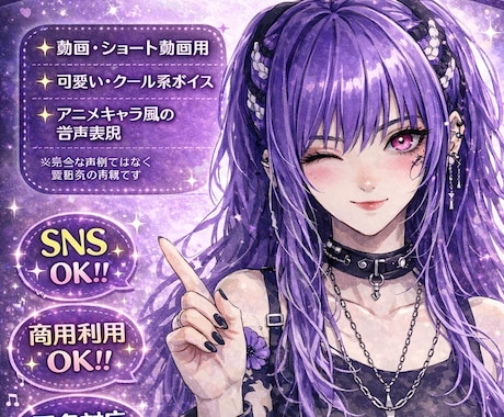 アニメキャラや俳優の声を作ります 最短、最安値、まずは相談から! イメージ1