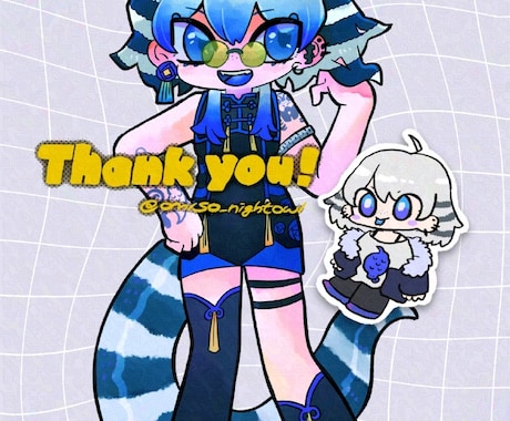 かわいい！デフォルメキャラ描きます アイコン、グッズ、サムネ用途いろいろ！表情差分も！ イメージ2