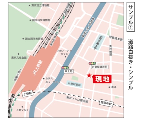 分かりやすいシンプルな地図作ります JPG・PNG・PDF・AIでの複数形式の納品可能! イメージ2