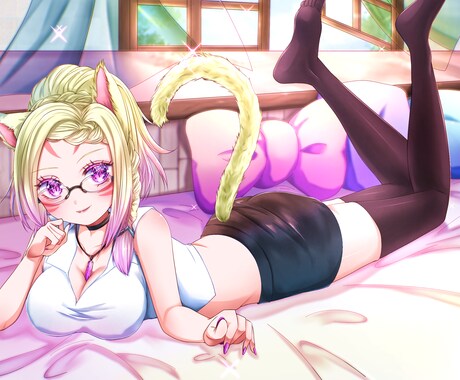 イラスト制作します 商用利用、ファンアートなどにどうぞ⊂( ᐢ. ̫.ᐢ)⊃♡ イメージ2