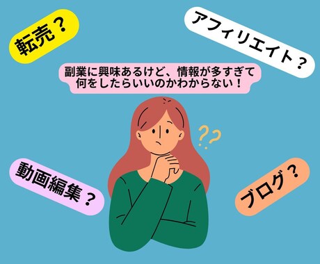 あなたにピッタリの最適な副業3つ厳選提案します AIを活用しあなたに最適な副業を選び専用マニュアルを作成！ イメージ2