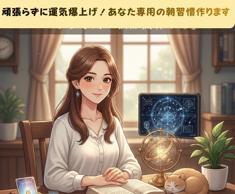 頑張らずに運気爆上げ！あなた専用の朝習慣作ります どん底から生還した占い師が、人生逆転のルーティンを設計します イメージ1