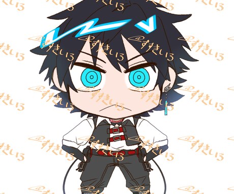 超ゆるいデフォルメチックにキャラ描きます オリジナルキャラクターのみ、いくつか描きます イメージ2