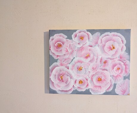 花・景色などをアクリル画に描きます お好きな花や景色の写真を絵にします。 イメージ2