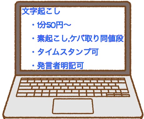 50円/分で各種動画・音声の文字起こしを承ります 迅速に取り組みます。ご要望できる限り叶えます。 イメージ1