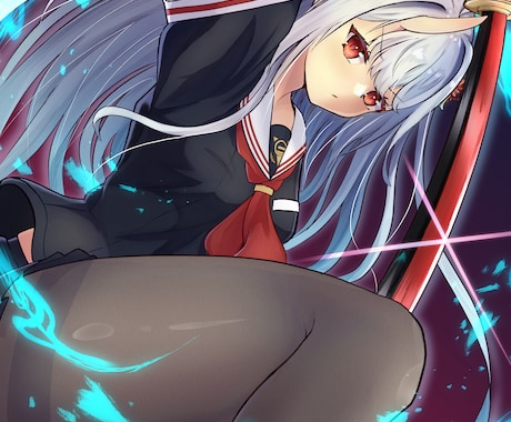 商用利用可～美少女イラスト描きます アイコン～立ち絵、1枚絵まで用途に合わせて作成します イメージ2