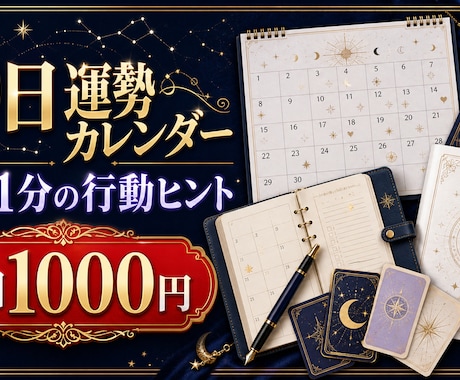 30日運勢カレンダーPDFをあなた専用に作ります 毎朝1分で見返せる月間運勢ガイド イメージ1