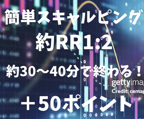 NYオープンボラ取り手法を動画で教えます 簡単スキャ!NYのボラを取る手法 イメージ1
