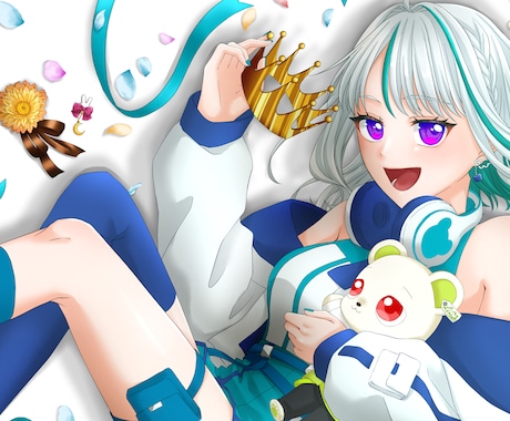 商用利用も可◎ご希望のキャラクターイラスト描きます かわいい女の子・かっこいい男の子のイラストが必要な方へ！ イメージ2