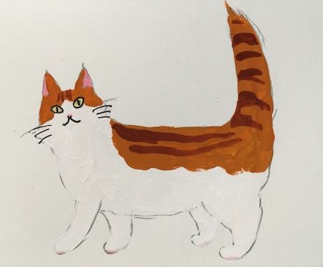 猫ちゃんのイラスト描きます あなたの愛猫をちょっとオシャレなイラストにいたします！ イメージ2