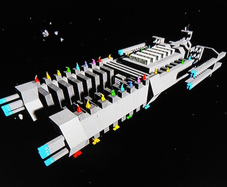 ゲームで作成した宇宙船たちの写真を販売します SPACE ENGINNERSで作成した宇宙船です。 イメージ2