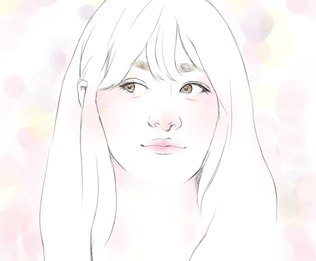 水彩風のアイコン似顔絵イラスト作成します ちょっぴりオシャレで可愛らしい似顔絵はいかがですか? イメージ2