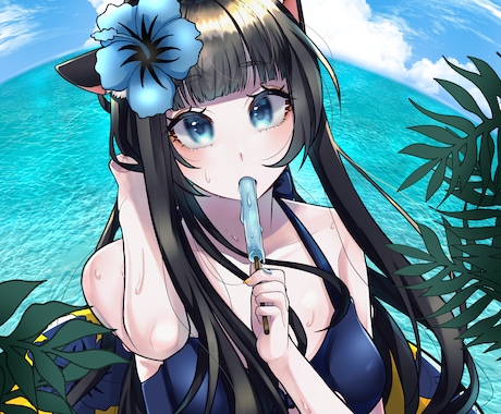 くっきりで綺麗なアイコンを描きます 目を惹く絵柄で個性的なアイコンをお届けします! イメージ2