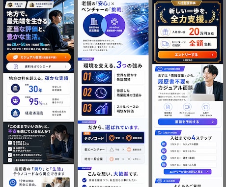 爆速【最短翌日】でLP（原稿不要）を作ります AI×WEBデザイナーが効果的なLPを超スピードで提案します イメージ2