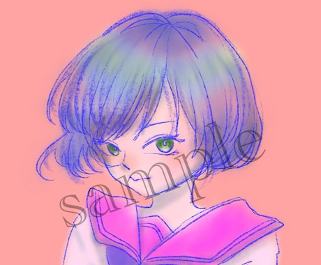 オリジナルイラストをオーダーできます イメージ1