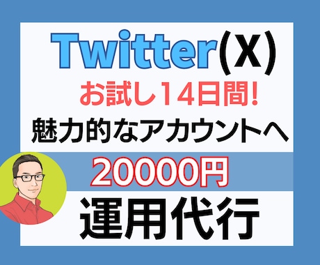 X（Twitter）マーケターが14日間代行します 『なぜ、14日間しか運用代行しないのか？』 イメージ1