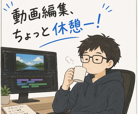 納期や界隈のノリに疲れた！動画編集者の本音聞きます イメージ1