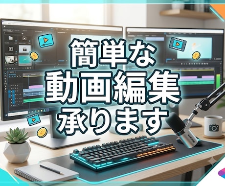 簡単な動画編集承ります イメージ1