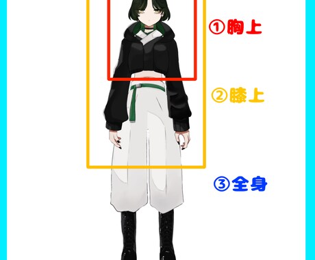 開設記念半額！VTuberモデル制作します イラスト、パーツ分け、モデリング、ソフト導入まで徹底サポート イメージ2