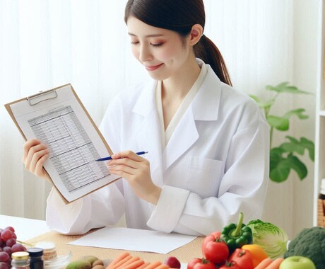 食生活を改善したい方★あなたの食生活、丸裸にします ★ダイエット目的～持病のある方まで、管理栄養士がお食事を解析 イメージ1