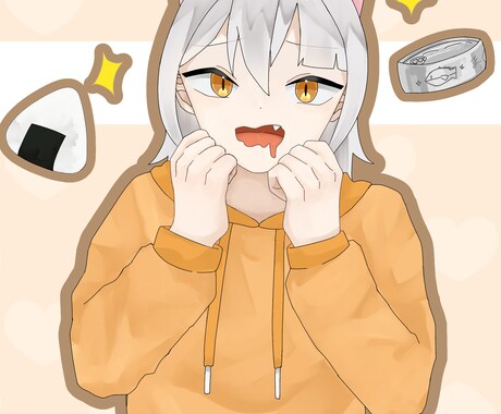 かわいい、かっこいいイラスト描きます Vtuber、配信者などに使えるイラスト描きます! イメージ2