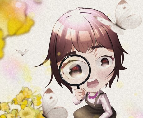 ３頭身（デフォルメ）キャラクター制作します ちょっとだけ特徴のある３頭身キャラクターはいかがですか？ イメージ1
