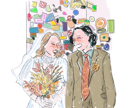 オーダーメイドのお洒落ウェルカムボード描きます 式の準備の〝ワクワク期間〟お手伝い致します！❤︎ イメージ1