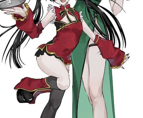 商用利用可 完全金額固定で2週間で立ち絵描きます キービジュアル、配信、TRPG等で使える立ち絵を描きます。 イメージ2