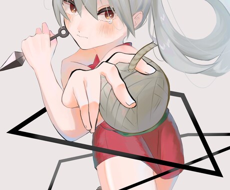 動画のサムネイルや広告イラスト描きます もったりしたマットな塗りが得意です！1枚絵が欲しい方はぜひ！ イメージ2