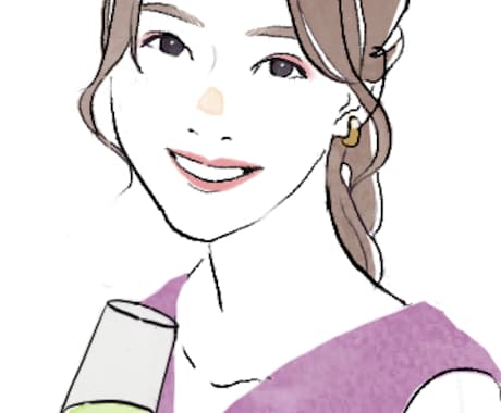 美容系イラストやウェルカムボード似顔絵を作成します イメージ1