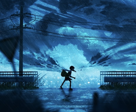 背景・サムネイル・一枚絵など制作いたします 幻想的な一枚絵を制作します｜MV・TRPG・配信に イメージ2