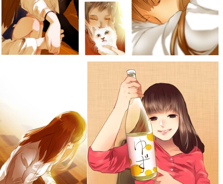 イベント・仕事・ポスター用のイラスト描きます 温かいイラストを求めているあなたへ。写真をイラストに。 イメージ2