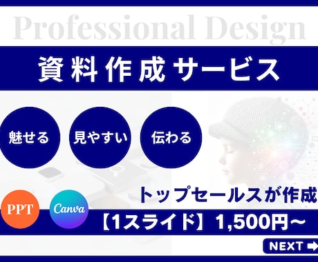 ビジネス向け　パワーポイント資料を作成します トップセールスが売れる資料を作成します イメージ1