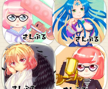 イラストオーダー承ります あなただけのオリジナルアイコン⋈♡*｡ﾟ イメージ2