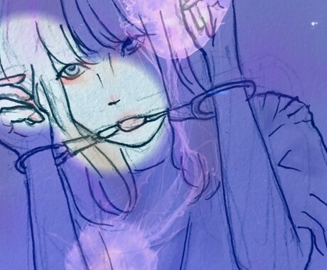 写真と線で描く、印象的な人物を描きます 現実と線で、記憶に残るビジュアル イメージ2