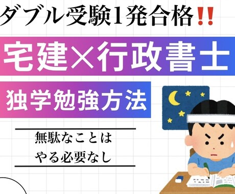 合格の全てをビデオチャットにて公開します お金をかけずに短期間の独学勉強！！ イメージ1