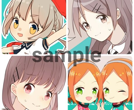 SNS用のアイコン描きます 自分だけのアイコンが欲しい方！ イメージ2
