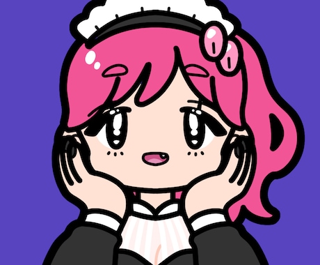 バストアップイラスト描きます SNSアイコンにぴったり！ポップでカワイイイラスト！ イメージ2