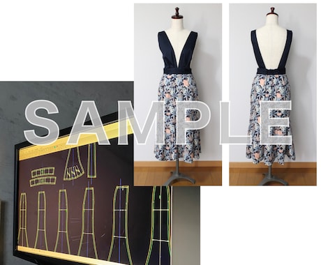 洋服の型紙(パターン)をCADで作成します 国家技能士、パターン技術検定1級保持者が型紙を作成します イメージ2
